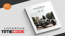 دانلود فایل لایه باز ایندیزاین : ژورنال لباس Volkhov Lookbook