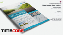 دانلود فایل لایه باز ایندیزاین : مجله تجاری Business Newsletter Vol.2