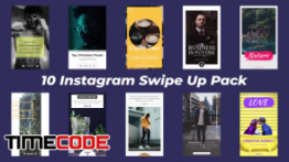 دانلود پروژه آماده افترافکت : اینستاگرام Instagram Swipe Up Pack