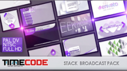 دانلود پروژه آماده افترافکت برای تلویزیون  Stack Broadcast Package