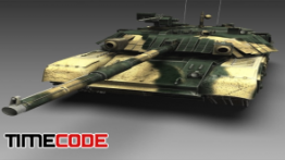 دانلود مدل آماده سه بعدی : تانک T-84 Oplot