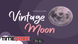 دانلود فونت انگلیسی Vintage Moon Marker Font