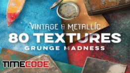 دانلود 80 تکسچر فلز Vintage & Metallic Textures