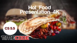 دانلود پروژه آماده افترافکت : تیزر تبلیغاتی رستوران Hot Food Presentation 4K