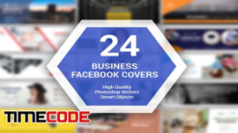 دانلود بنر لایه باز فیس بوک  24 Business Facebook Covers