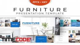 دانلود قالب Keynote و پاور پوینت : دکوراسیون داخلی Furniture Presentation Template