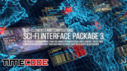 دانلود المان های صفحه نمایش Sci-fi Interface HUD Package 3