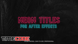 دانلود پروژه آماده افترافکت : تایتل نئون Neon
