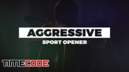 دانلود پروژه آماده افترافکت : وله ورزشی Aggressive Sport Opener