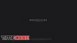 دانلود پروژه آماده افترافکت : تیتراژ فیلم Movie Titles Opener 4K