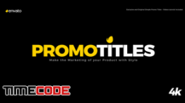 دانلود پروژه آماده افترافکت : تایتل Simple Promo Titles Package