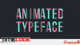 دانلود پروژه آماده افترافکت : تایپوگرافی Animated Typeface