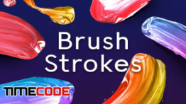 دانلود 80 وکتور رد قلمو Paint Brush Strokes PNG