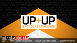 دانلود پروژه آماده تلویزیونی افتر افکت Up+Up Broadcast Package