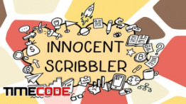 دانلود فونت انگلیسی فانتزی Innocent scribbler with doodle icons
