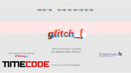 دانلود پروژه آماده افترافکت : نمایش متن با نویز و پارازیت Project-x Glitch Text Maker