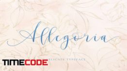 دانلود فونت انگلیسی  Allegoria – Elegant Calligraphy Font