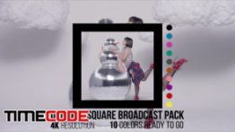 دانلود پروژه آماده افترافکت : پروژه تلویزیونی Dynamic Square Broadcast Pack