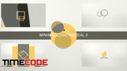 دانلود پروژه آماده افترافکت : لوگو مینیمال Minimal Logo Reveal 2