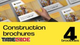 دانلود فایل لایه باز بروشور ساختمانی Construction Brochures Bundle