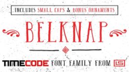 دانلود فونت انگلیسی باریک Belknap Font Family