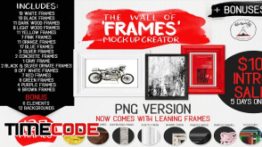 دانلود موکاپ قاب عکس Frame Creator PNG Version w Bonus
