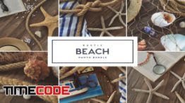 دانلود تصاویر استوک : لوازم دکوری دریایی Rustic Beach