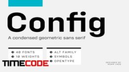 دانلود فونت انگلیسی Config Complete Font Family