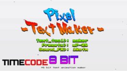 دانلود ابزار ساخت متن  به سبک بازی های قدیمی Arcade Text Maker 8bit Glitch Titles