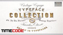 دانلود فونت انگلیسی مخصوص عناوین VV Typeface Collection
