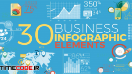 دانلود 30 انیمیشن اینفوگرافی Business Infographic Elements