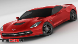 دانلود مدل آماده سه بعدی : شورلت Chevrolet Corvette Stingray MY2014
