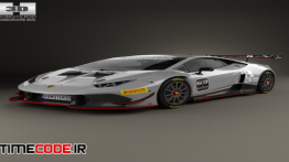دانلود مدل آماده سه بعدی : لامبورگینی 3D Lamborghini Huracan 2014