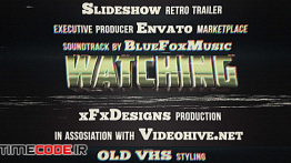 دانلود پروژه افترافکت نمایش تیتراژ به سبک نوار ویدئو قدیمی 80s Retro Titles VHS Effect
