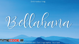 دانلود فونت انگلیسی Bellahana Script Font