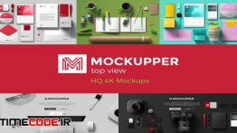 دانلود جعبه ابزار ساخت موکاپ Mockupper Scene Generator topview 4K