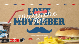 دانلود مجموعه وکتور سیبیل Movember Style Mustache Kit