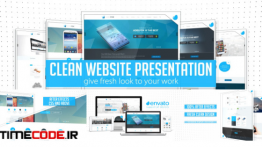 دانلود پروژه آماده افترافکت : معرفی وب سایت Clean Website Presentation 2 in 1