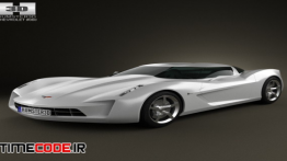 دانلود مدل آماده سه بعدی : شورلت Chevrolet Stingray concept 2009