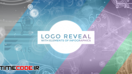 دانلود پروژه آماده افترافکت : لوگو Logo Reveal With Elements Of Infographics
