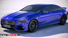 دانلود مدل آماده سه بعدی : مرسدس بنز Mercedes AMG GT63 2019 3D model