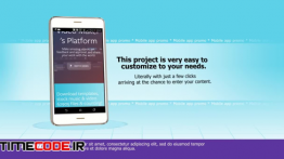 دانلود پروژه آماده افترافکت : معرفی اپلیکیشن Mobile App Promo