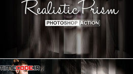 دانلود اکشن فتوشاپ : ایجاد افکت بلور Realistic Prism Photoshop Action