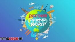 دانلود پروژه آماده افترافکت : لوگو تور جهانگردی World Travel Logo Animation