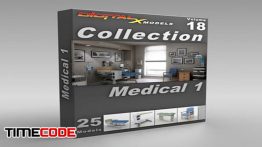 دانلود آبجکت سه بعدی : تجهیزات پزشکی 3D Model Collection  Volume 18: Medical 1