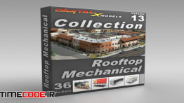 دانلود آبجکت سه بعدی : تاسیسات ساختمان 3D Model Collection  Volume 13: Rooftop Mechanical