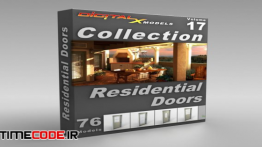 دانلود مجموعه آبجکت سه بعدی درب خانه 3D Model Collection  Volume 17: Residential Doors
