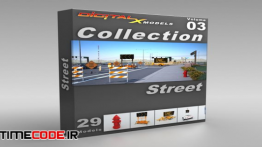 دانلود آبجکت سه بعدی : تجهیزات خیابان 3D Model Collection  Volume 3: Street