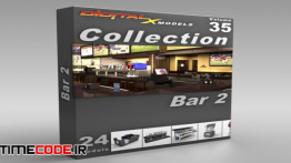 دانلود آبجکت سه بعدی : لوازم دکوری کافی شاپ 3D Model Collection  Volume 35: Bar 2