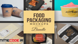 دانلود 40 موکاپ بسته بندی مواد غذایی Food Packaging Mockups Bundle